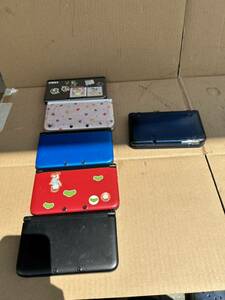 Nintendo ニンテンドー 3DS LL 本体 SPR-001 ゲーム機 5台 /Newニンテンドー3DS LL本体（RED-001）1台 計6台セット 【現状品】