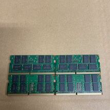 エ100 Micron ノートPCメモリ 16GB 2Rx8 PC4-2400T 4枚　　動作確認品_画像4