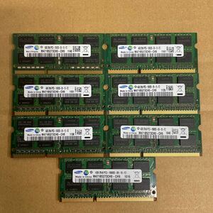 o35 SAMSUNG Note PC memory 4GB 2Rx8 PC3-10600S 7 sheets 