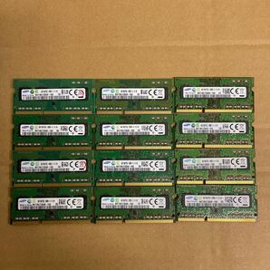 オ39 SAMSUNG ノートPCメモリ 4GB 1Rx8 PC3L-12800S 12枚の画像1
