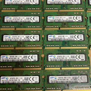 オ40 SAMSUNG ノートPCメモリ 4GB 1Rx8 PC3L-12800S 43枚の画像4
