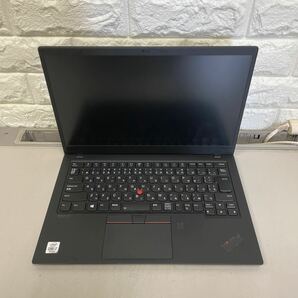 オ61 Lenovo ThinkPad X1carbon Core i7第10世代 メモリ不明 BIOSロックの画像1