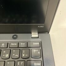 キ67 Lenovo ThinkPad X280 Core i3 7020U メモリ4GB _画像4