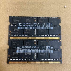 ク5 hynix ノートPCメモリ 8GB 2Rx8 PC3-12800S 2枚