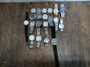 C21 SEIKO CITIZEN CASIO　20本まとめ　腕時計 手巻き セイコー シチズン カシオ　ジャンク