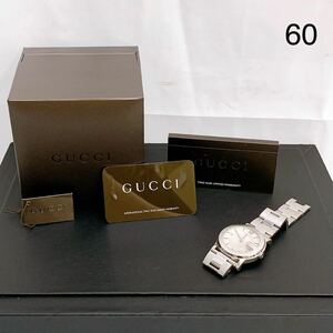 5SB033 GUCCI Gucci 101J наручные часы часы бренд мода б/у текущее состояние товар работоспособность не проверялась * ремень с дефектом 