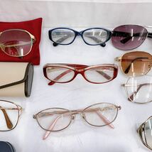 5SB020 1円〜 メガネ まとめ 大量 メガネ サングラス フレーム 老眼鏡 メッキ 中古 現状品 動作未確認_画像3