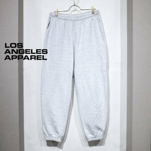 L / LOS ANGELES APPAREL ロサンゼルスアパレル ロスアパ LIMITED EDITION ライトオンス スウェットパンツ 杢グレー フェザーグレー