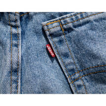  【USA製】W36 / 90s Levi’s 510 0217 リーバイス ハイウエスト デニム パンツ ジーンズ ブルー 米国製 アメカジ ゆるダボ 古着 メンズ_画像10