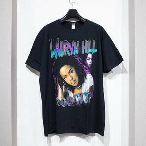 【未使用】L / Lauryn Hill ローリンヒル DOO-WOP TEE Tシャツ 黒 プリント ブラック フルーツオブザルーム HD HIPHOP R&B デッドストック