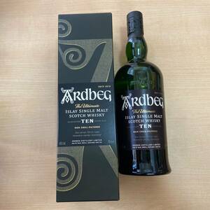 K0529 未開栓 アードベッグ 10年 ARDBEG 箱付 アイラ スモーキー スコッチ シングルモルト