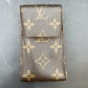 G0510Y47 LOUIS VUITTON ルイヴィトン モノグラム シガレットケース 煙草ケース メンズレディース　ブラウン　中古