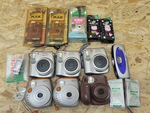 D チェキ インスタントカメラ 他まとめて FUJIFILM cheki instax mini Vivitar フジフィルム インスタックス ポラロイドカメラ