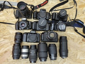D single‐lens reflex film camera auto focus lens 15 point together Nikon Canon MINOLTA PENTAX camera body retro 
