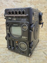 D 当時物 SONY FX-300 JACKAL300 TV-FM/AM RADIO CASSETTE CORDER ソニー ジャッカル テレビ付きラジカセ 昭和レトロ_画像1