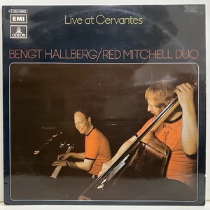●即決LP Bengt Hallberg Red Mitchell / Live at Cervantes 4e062-34860 ej4757 スエーデン・オリジナル 