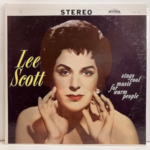 ●即決VOCAL LP Lee Scott / sings Cool Music for Warm People sls1047 jv6765 米ストランド盤62年プレス 