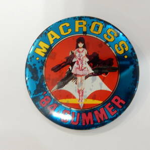 当時もの 超時空要塞マクロス リン・メイ 缶バッジ 1984年 MACROSS 84-SUMMER  の画像1