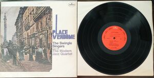 THE MODERN JAZZ QUARTET & SWINGLE SINGERS LP レコード モダン・ジャズ・カルテット