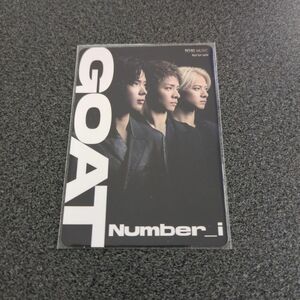 新品未開封　Number_i　CD　GOAT　ステッカー