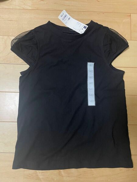 GU シアースリーブT（半袖）　Tシャツ　140cm
