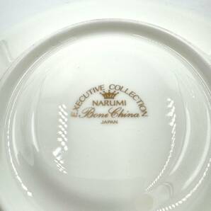 #102 NARUMI ナルミ Bone China ボーンチャイナ ティーカップ ソーサー ６客セット 食器 陶器の画像7