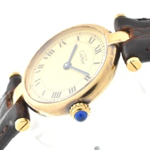 カルティエ CARTIER 1851 マスト VLC SM SV925（GP)/レザー クォーツ レディース H#131261_画像3