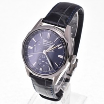 セイコー SEIKO SARF013 プレサージュ オーシャントラベラー GMT パワーリザーブ デイト 自動巻き メンズ 良品 箱付き H#131268_画像2