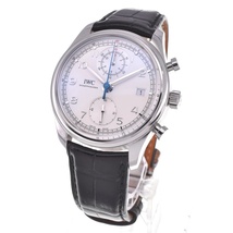 IWC SCHAFFHAUSEN IW390403 ポルトギーゼ クロノグラフ デイト 自動巻き メンズ 美品 内箱・保証書付き H#131117_画像2