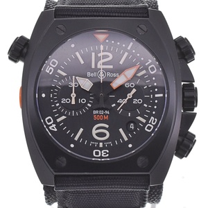  bell & Roth Bell&Ross BR02-94 marine chronograph 500M Date carbon finish self-winding watch men's beautiful goods inside box * written guarantee attaching H#131320