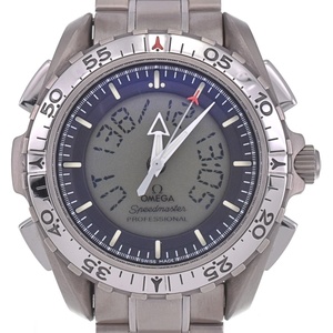  Omega OMEGA 3290.5 Speedmaster Sky War car X-33 titanium quartz men's superior article box attaching H#131457