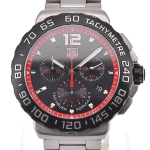 △ タグホイヤー TAG HEUER CAU1116.BA0858 フォーミュラー1 クロノグラフ クォーツ メンズ 箱・保証書付き I#128730