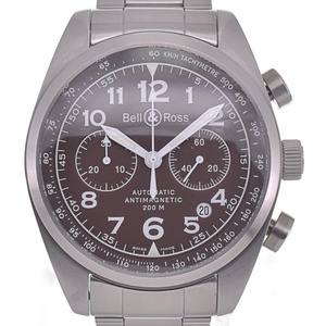  bell & Roth Bell&Ross 126.XL Vintage chronograph Date self-winding watch men's beautiful goods I#131265