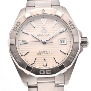  TAG Heuer TAG HEUER WAY2111.BA0928 Aquaracer kyali bar 5 Date self-winding watch men's beautiful goods box * written guarantee attaching .J#131563