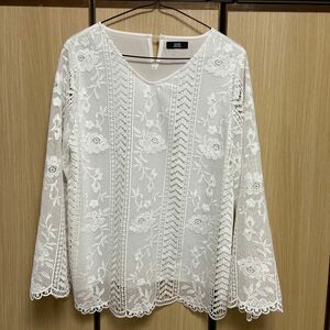 【美品】レースブラウス長袖