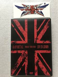 【 邦楽 中古 DVD 】BABYMETAL ベビーメタル LIVE IN LONDON 2枚組 ステッカー付き セル版 他多数出品中