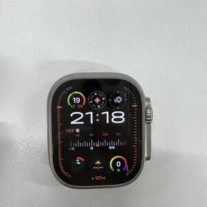 超美品 Apple Watch Ultra 49mm Titanium GPS+Cellular Black/Gray Trail Loop バッテリー99%の画像3