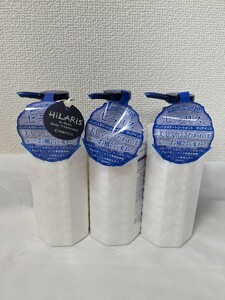 ３本セット　HiLARiS(ヒラリス)　インバスボディトリートメント クリアイリス　洗い流すボディミルクローション　500ml　定価１本800円