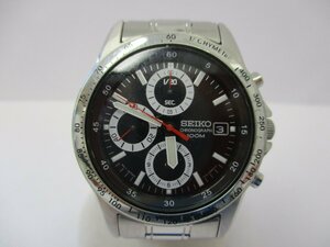 ジャンク品　SEIKO　セイコー腕時計　クロノグラフ　腕回り１９センチ　電池切れ・動作未確認