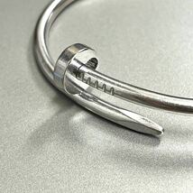 Cartier カルティエ JUSTE UN CLOU BRACELET ホワイトゴールド 18cm ジュストアンクル ブレスレット_画像3