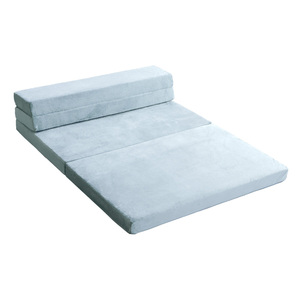 4 Way folding sofa mattress semi-double [Tatin-ta tongue -] SH-07-SDSM-BL blue 