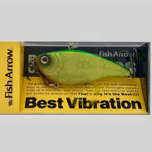 Fish Arrow Best Vibration フィッシュアロー ベストバイブレーション ライムチャート 新品