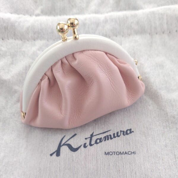 【新品】Kitamura キタムラ コインケース 小銭入れ がま口 ピンク