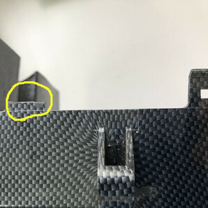 マツダ RX-8 SE3P バッテリーカバー カーボン調 破損あり  田1の画像5