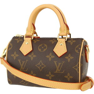 ルイヴィトン LOUIS VUITTON ショルダーバッグ ハンドバッグ レディース M81085 ナノスピーディ モノグラム 8411