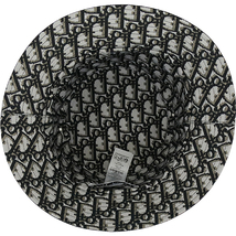 ディオール DIOR ハット 帽子 テディーD ボブハット オブリーク 58サイズ レディース メンズ ブラック 9985_画像4