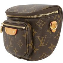 ルイヴィトン LOUIS VUITTON ショルダーバッグ レディース M82335 ミニバムバッグ モノグラム 8413_画像3