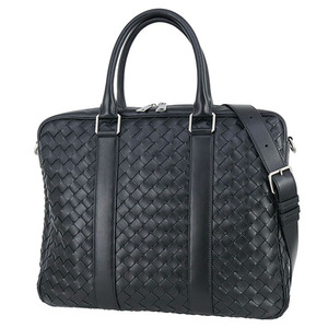 ボッテガヴェネタ BOTTEGA VENETA ビジネスバッグ ブリーフケース 2WAY メンズ イントレチャート ブラック 93536