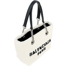 バレンシアガ BALENCIAGA トートバッグ デューティフリー スモール ホワイト 1130_画像4