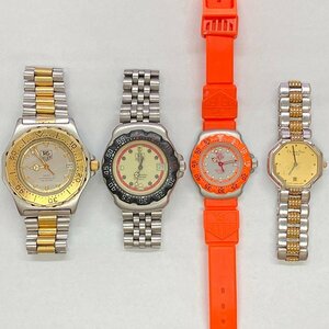 1円～ ヴィンテージ 腕時計 まとめ売り 4点セット ウォッチ TAG HEUER タグホイヤー DIOR ディオール クオーツ メンズ レディース 美品